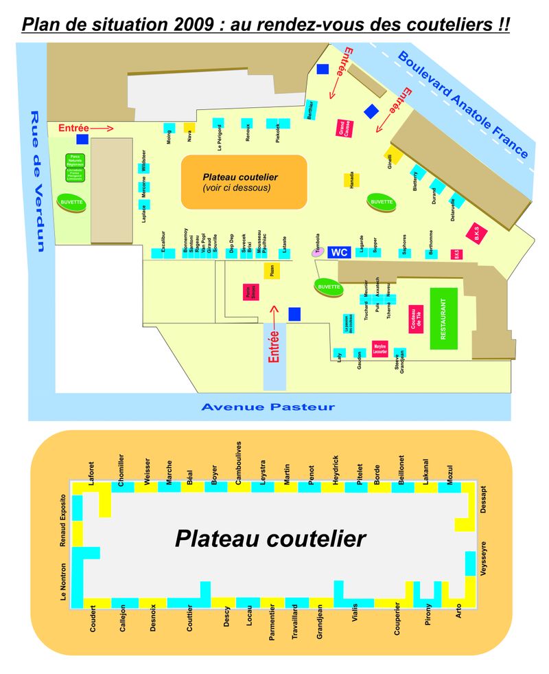 Plateau coutelier 2009